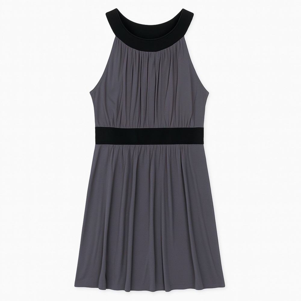 Forever 21 High Neck Smocked Grecian Dress